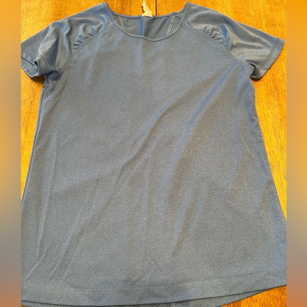 Girls 10/12 blue athletic shirt